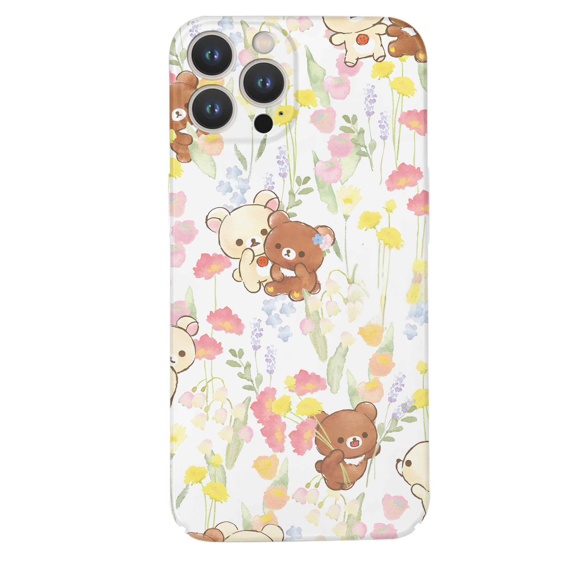 （画像用） リラックマ リラックマ キイロイトリ Rilakkuma Korilakkuma Kiiroitori 【iPhone 14シリーズ対応】ハードケース
